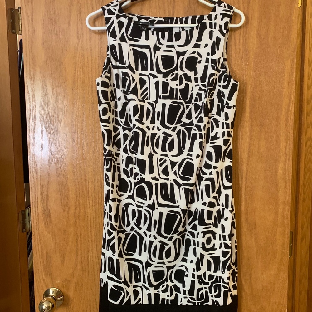 White and Black dress
